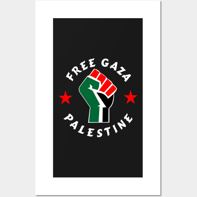 FREE GAZA Palestine Wall Art by GourangaStore